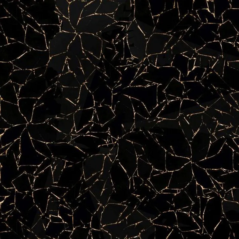 Обсидиан Obsidian With Gold Inlay